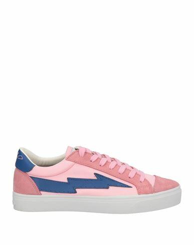 Sanyako Woman Sneakers Pink Soft Leather, Textile fibers Cover