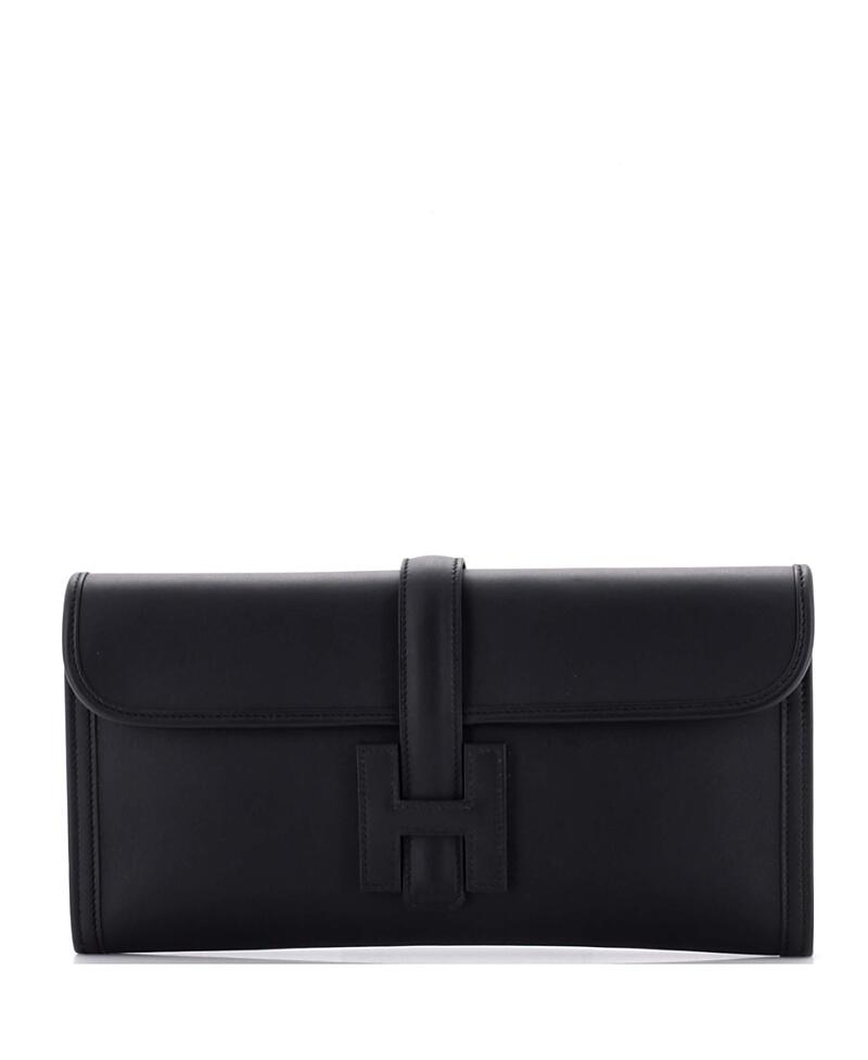 Pre-Owned Hermes 29 Jige Elan Clutch Swift Cover