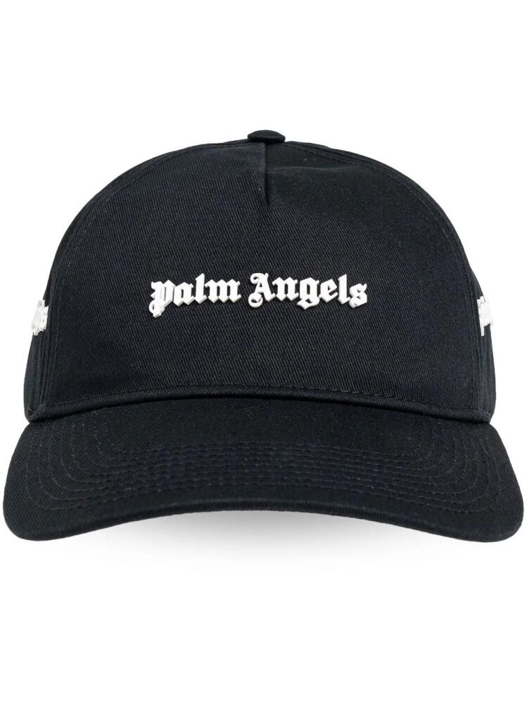 Palm Angels logo-embroidered cotton baseball cap - Black Cover