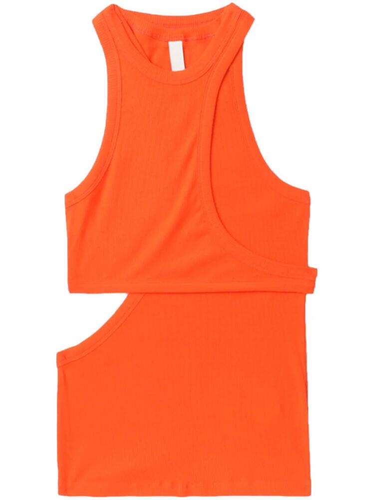 Dion Lee layered ribbed tank top - Orange Cover