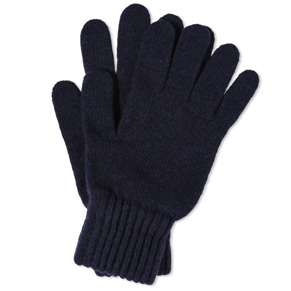 Barbour Men's Lambswool Glove in Navy Cover