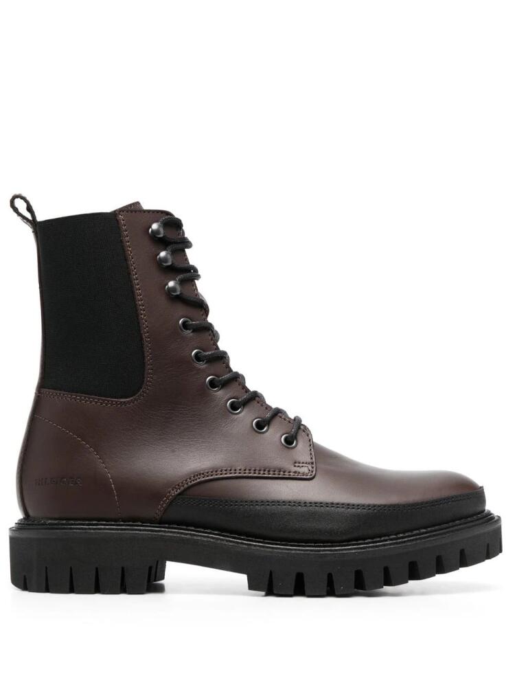 Tommy Hilfiger chunky lace-up boots - Brown Cover