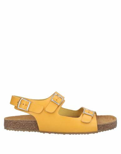 Mansur Gavriel Woman Sandals Ocher Soft Leather Cover