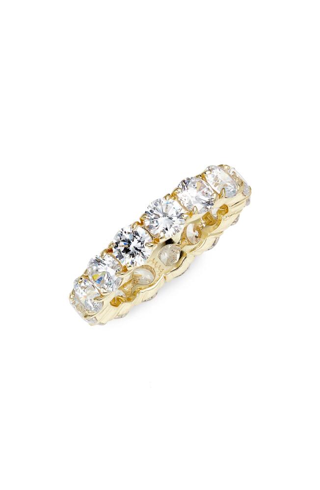 Melinda Maria The Grand Heiress Eternity Ring in Gold White Diamondettes Cover