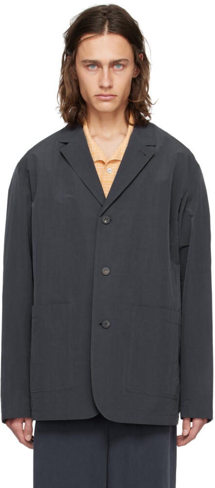 LE17SEPTEMBRE Navy Single-Breasted Blazer Cover