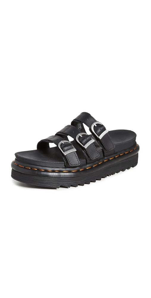 Dr. Martens Blaire Slide Sandals Black Hydro Cover