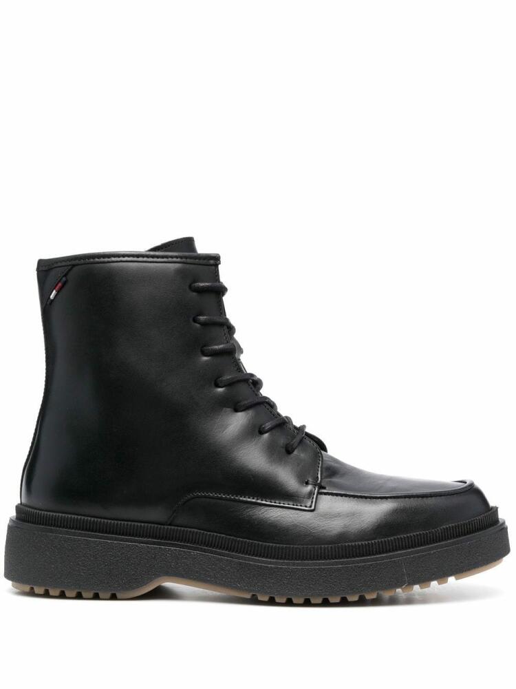 Tommy Hilfiger lace-up leather ankle boots - Black Cover