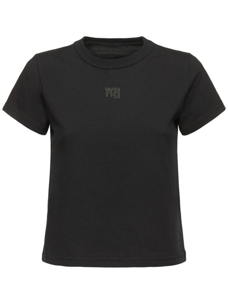 ALEXANDER WANG Essential Shrunk Cotton Jersey T-shirt Cover