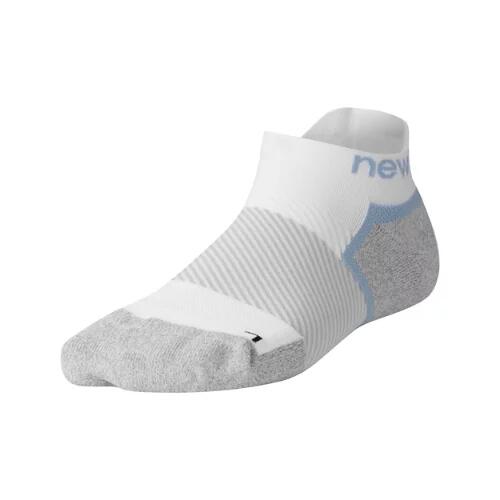 New Balance Unisex Compression No Show 1 Pair Socks 1 Pair - White Cover