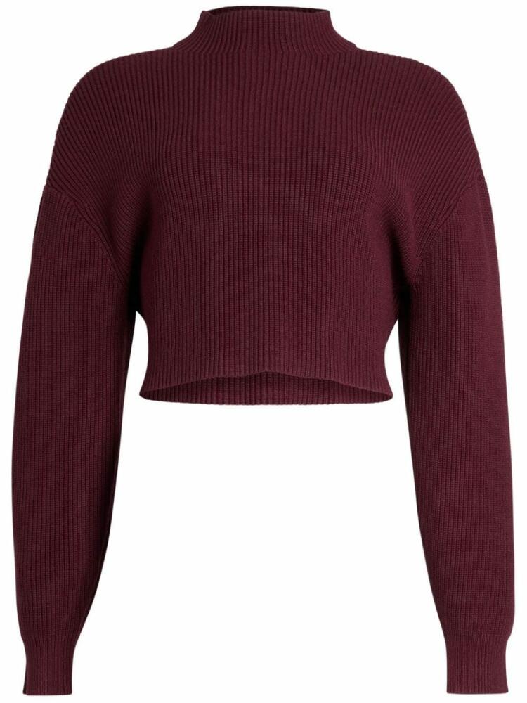 Seroya Carmen cropped jumper - Red Cover