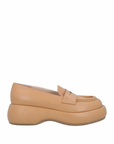 Rodo Woman Loafers Sand Leather Cover