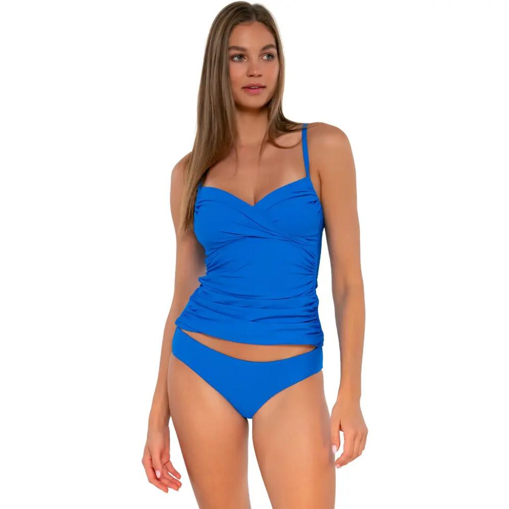 Sunsets Simone Tankini in Electric Blue Cover