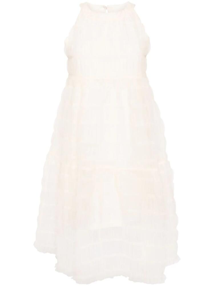 b+ab Ruffled Dress - White Cover