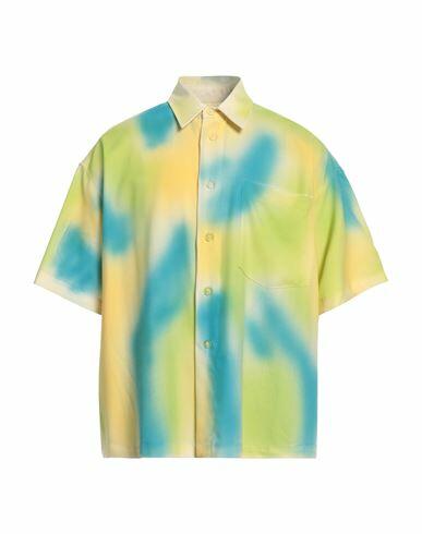 Bonsai Man Shirt Acid green Virgin Wool, Elastane Cover