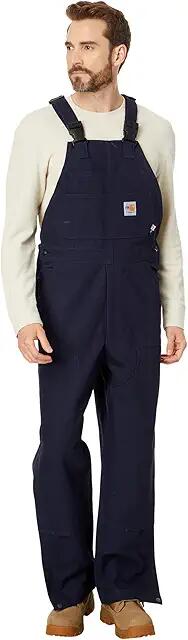 Carhartt Flame-Resistant Duck Bib Overalls (Dark Navy) Men's Casual Pants Cover