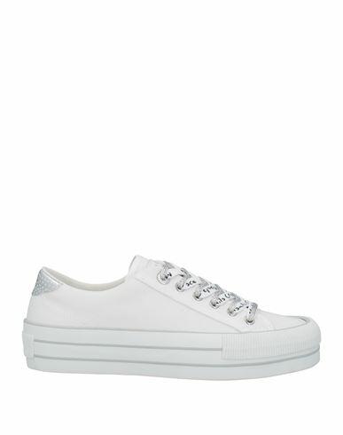 Manila Grace Woman Sneakers White Textile fibers Cover