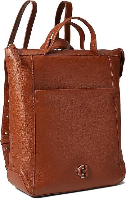 Cole Haan Grand Ambition Small Convertible Backpack (British Tan) Backpack Bags Cover