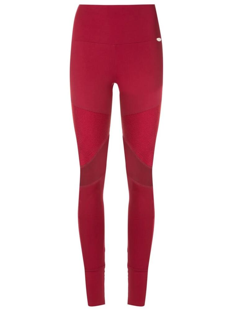 AMIR SLAMA GYM SLAMA GYM + MANLY performance leggings - Red Cover