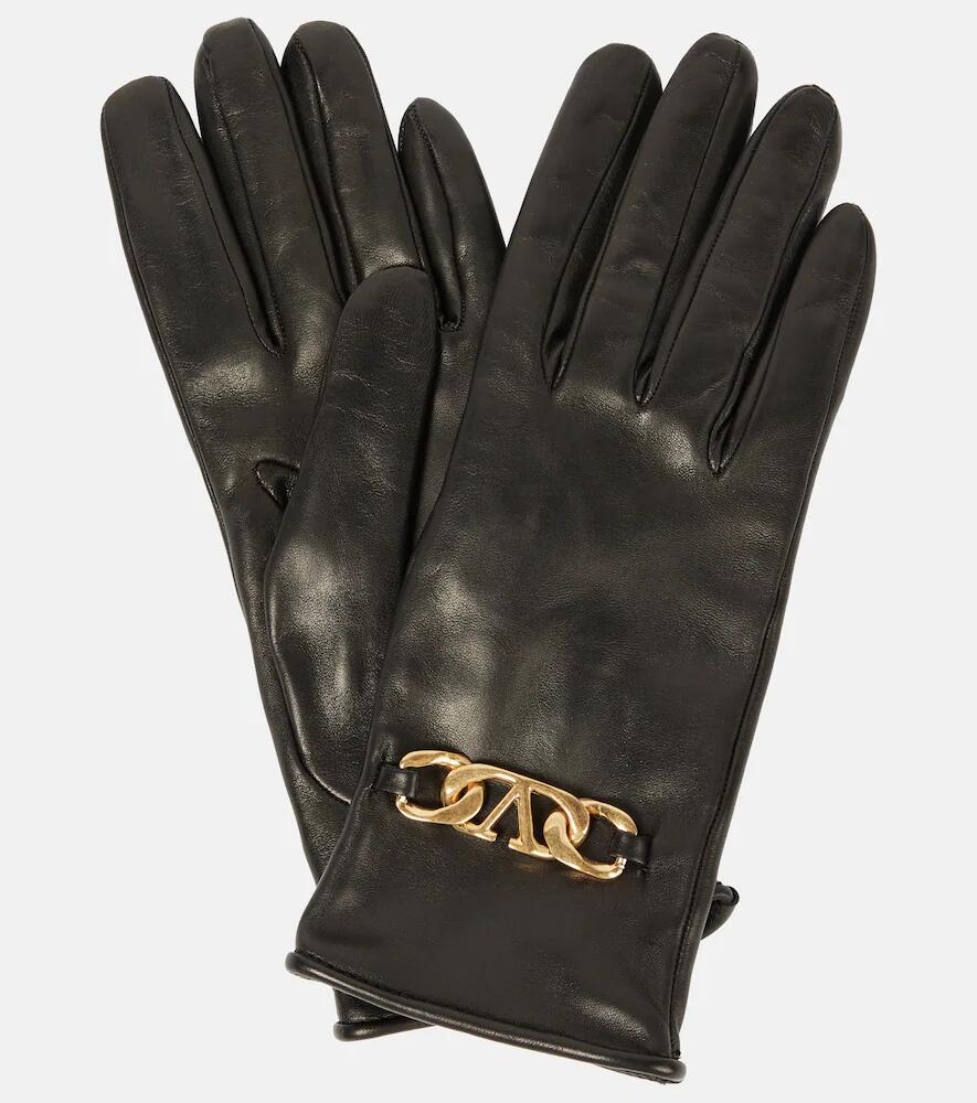 Valentino Garavani VLogo leather gloves Cover