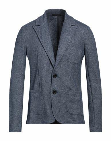 Roberto Collina Man Blazer Blue Cotton Cover