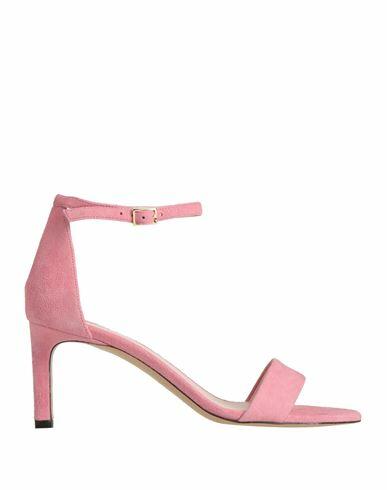 Boss Woman Sandals Pink Soft Leather Cover