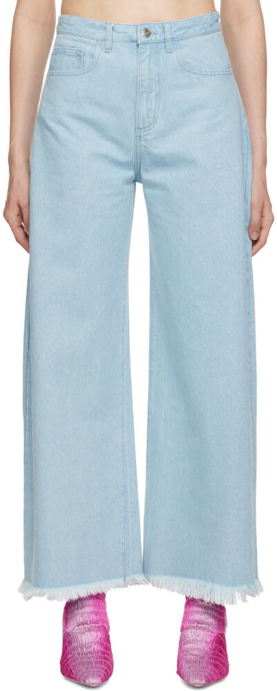 Marques Almeida Blue Boyfriend Jeans Cover