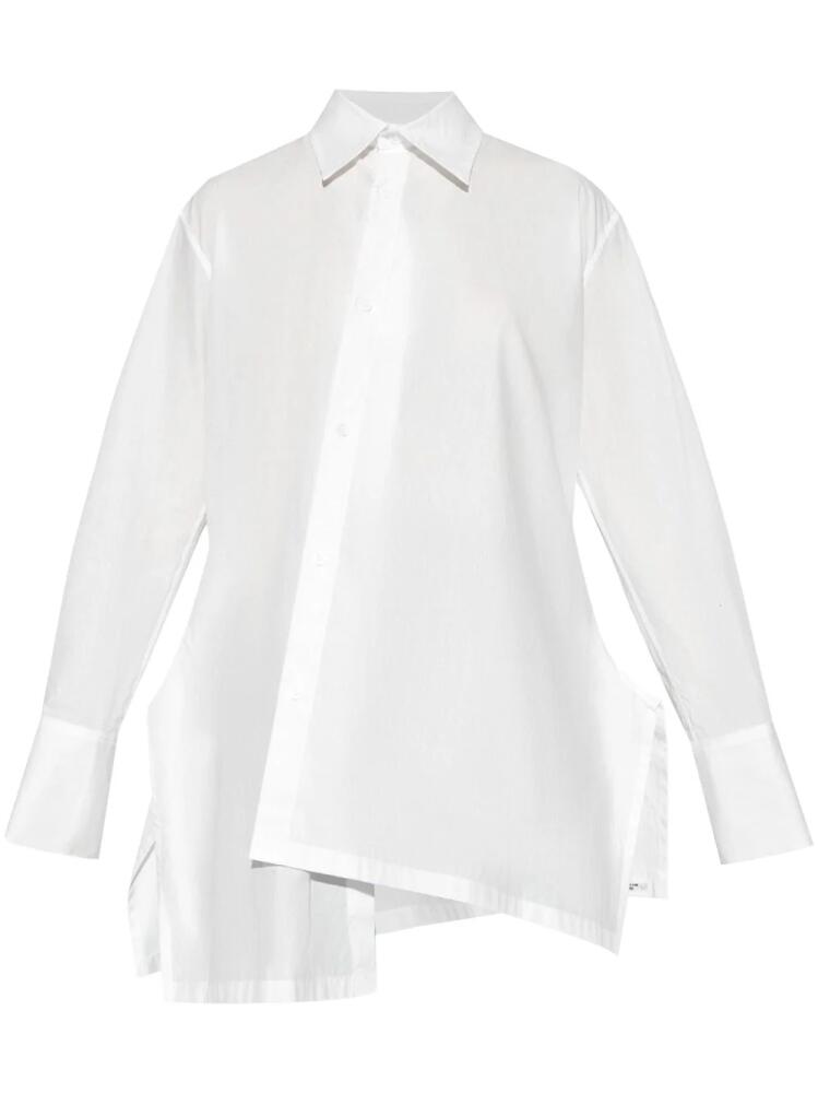 Yohji Yamamoto Asymmetric shirt - White Cover