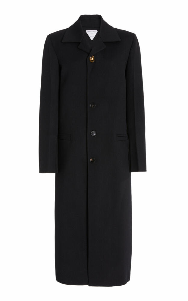 Bottega Veneta - Single-Breasted Wool-Blend Coat - Black Cover