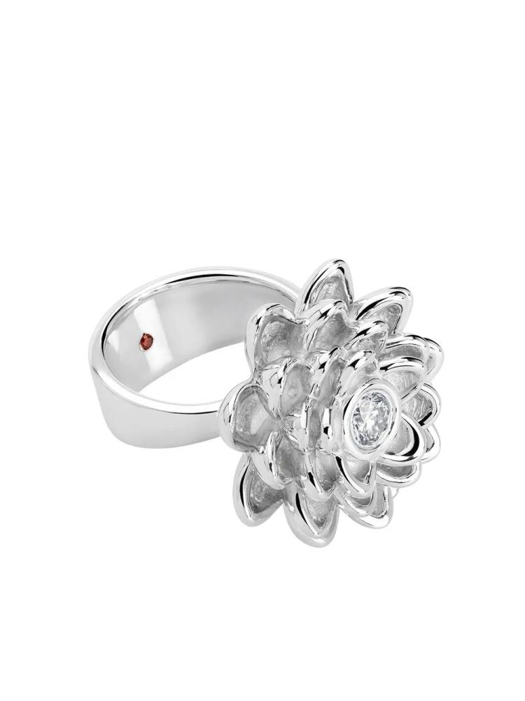 TANE México 1942 Dalia flower-detailing ring - Silver Cover