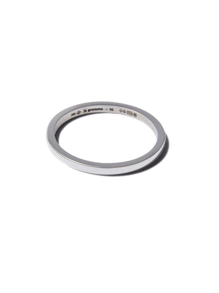 Le Gramme 18kt white gold 2g ring - Silver Cover