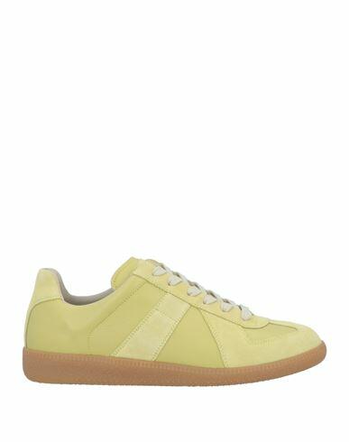 Maison Margiela Woman Sneakers Acid green Soft Leather Cover