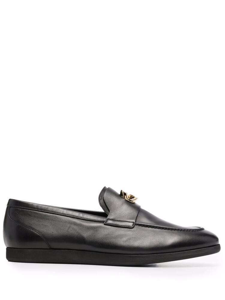 Givenchy G-chain leather loafers - Black Cover