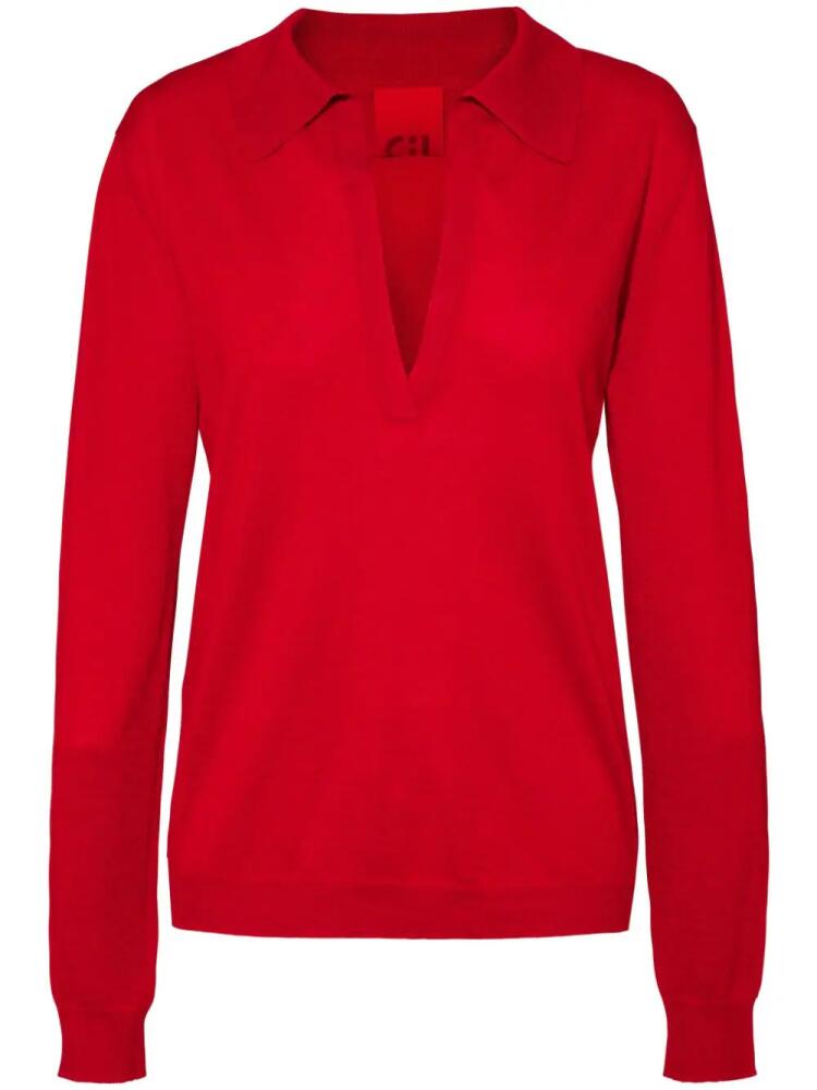 Cashmere In Love Lane jumper - Red Cover