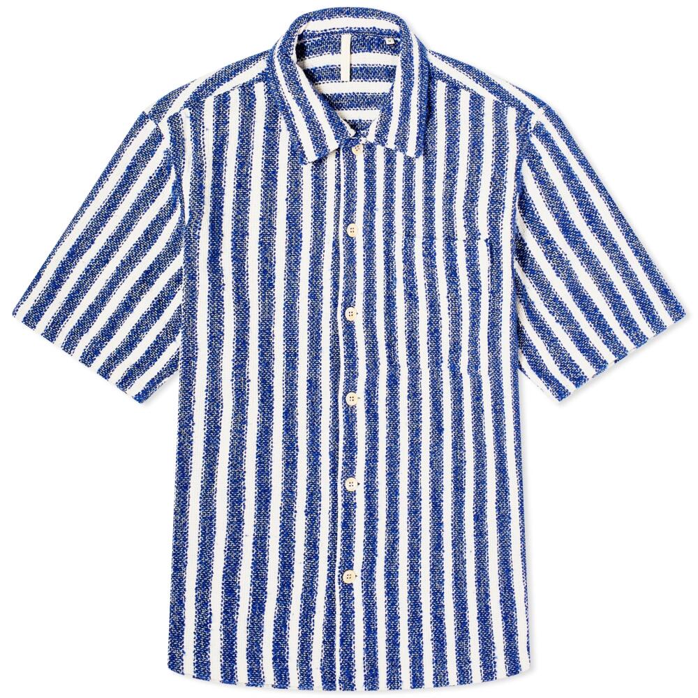 Sunflower Men's Stripe Vacation Shirt in Navy Stripe Cover