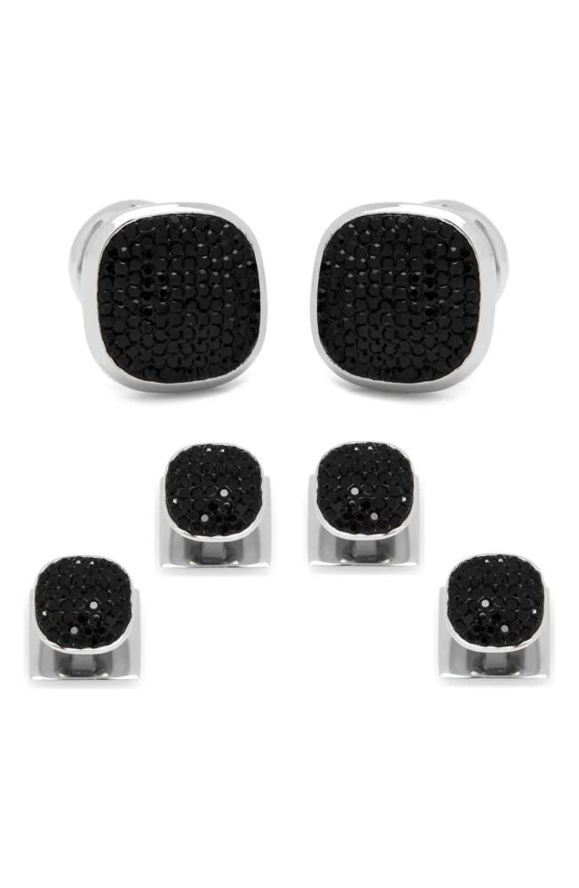 Cufflinks, Inc. Black Pave Crystal Shirt Studs & Cuff Links Cover