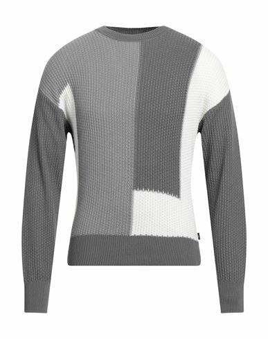 Emporio Armani Man Sweater Grey Cotton Cover