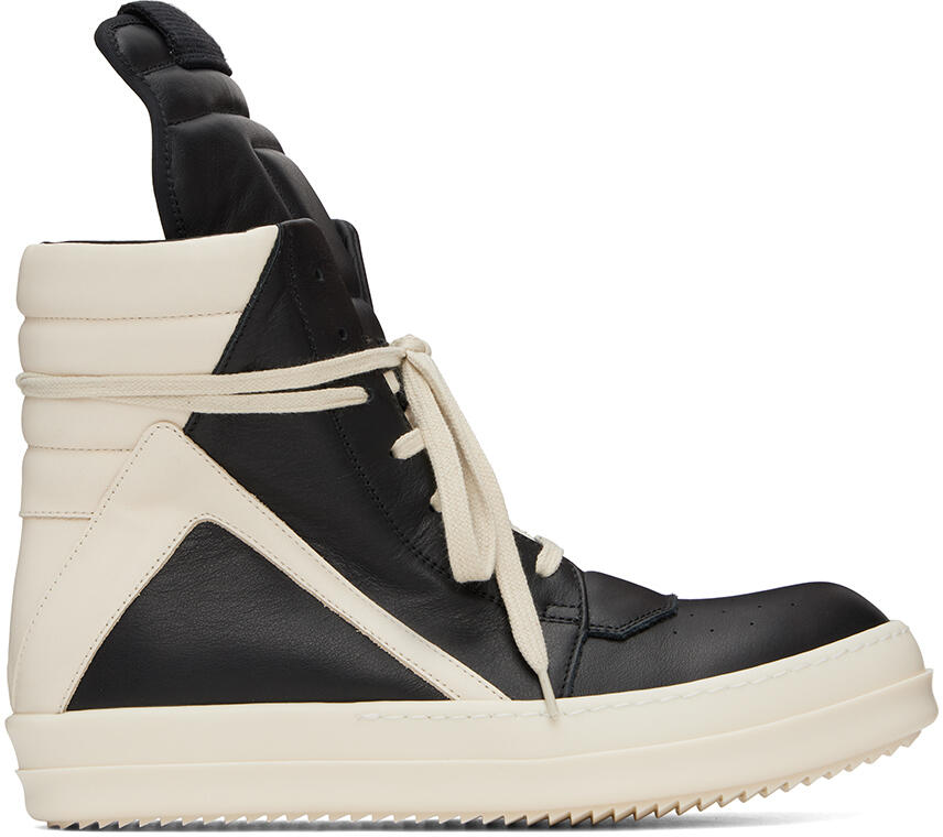 Rick Owens Black Porterville Geobasket Sneakers Cover