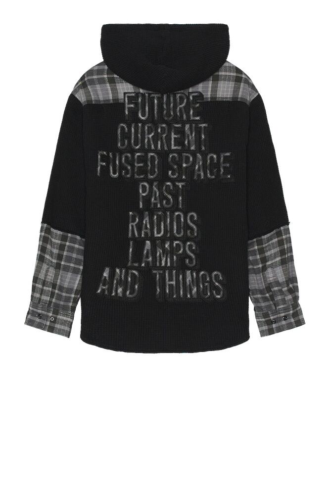 thisisneverthat Fcp Plaid Check Hood Shirt in Black Cover