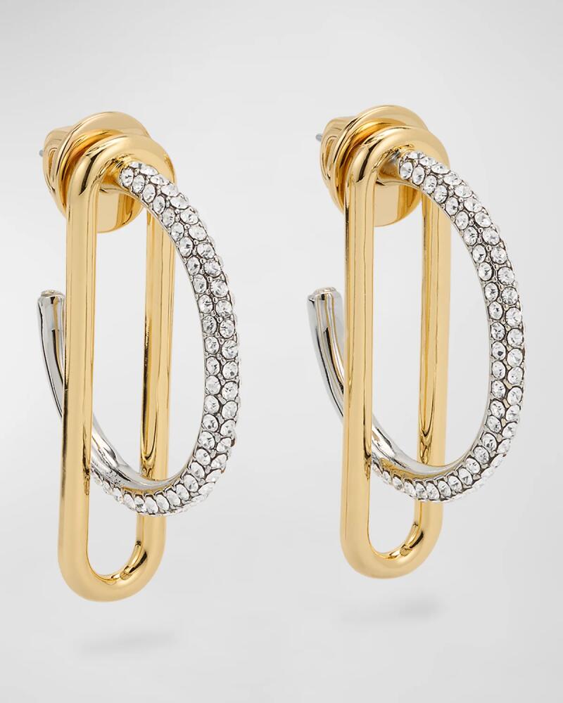 DEMARSON Mini Astra Two-Tone Hoop Earrings Cover