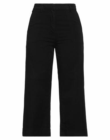 Barba Napoli Woman Pants Black Cotton, Elastane Cover