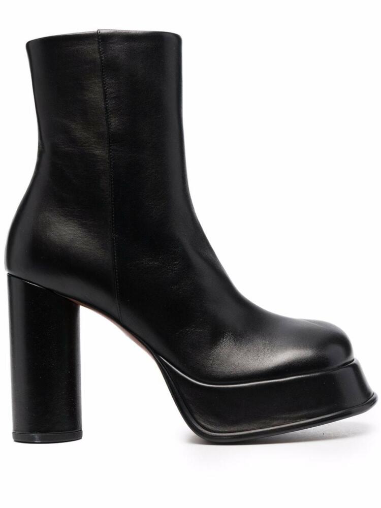 AMBUSH square-toe platform boots - Black Cover