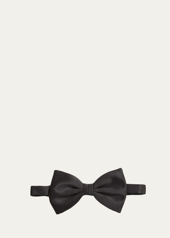 Brioni 8cm Satin Pre-Tied Bow Tie Cover