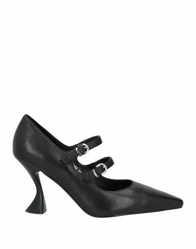 Jeannot Woman Pumps Black Soft Leather Cover