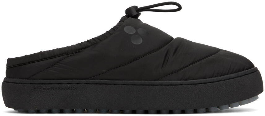 APRÈS Research SSENSE Exclusive Black Alpha Slippers Cover