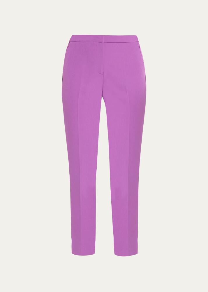 Kobi Halperin Alexi Cropped Straight-Leg Twill Pants Cover