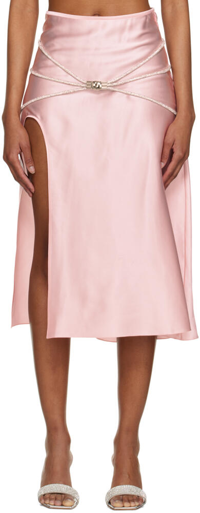 NUÉ Pink Laetitia Midi Skirt Cover