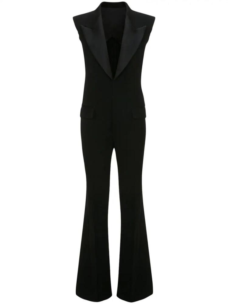 Victoria Beckham sleeveless tuxedo jumpsuit - Black Cover