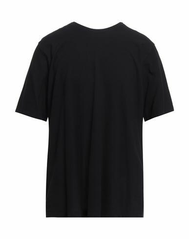 Alpha Studio Man T-shirt Midnight blue Cotton, Elastane Cover