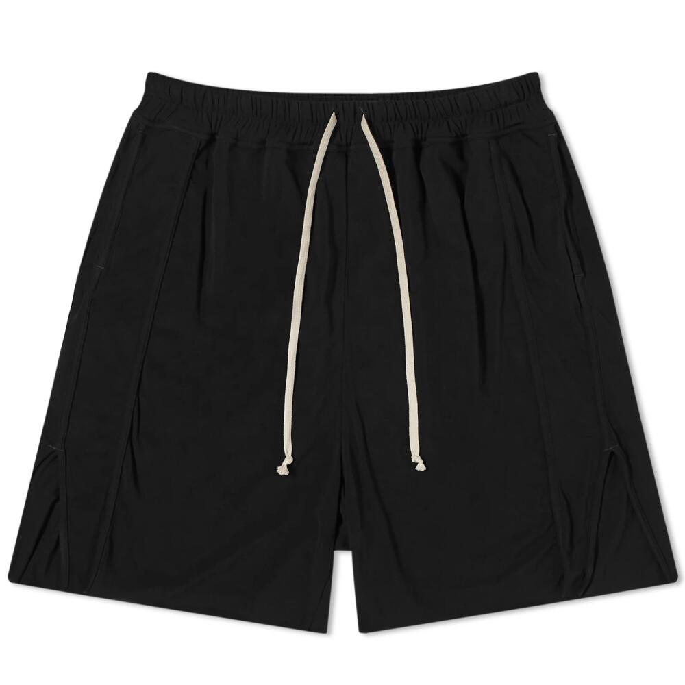 Rick Owens Men's Lido Heavy Jersey Shorts in Black Cover