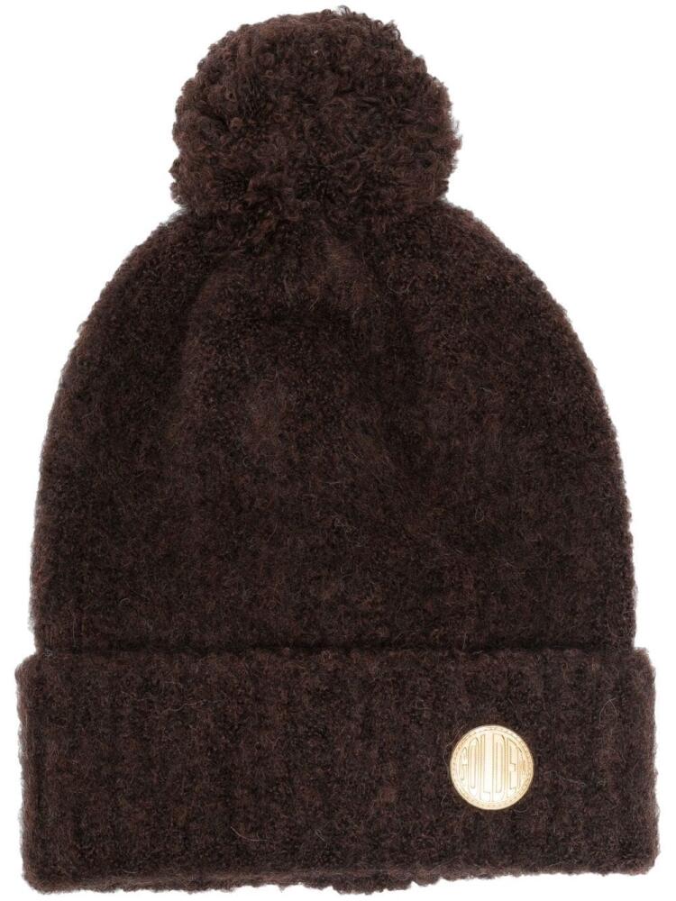 Golden Goose Journey Didi Beret with pompom - Brown Cover